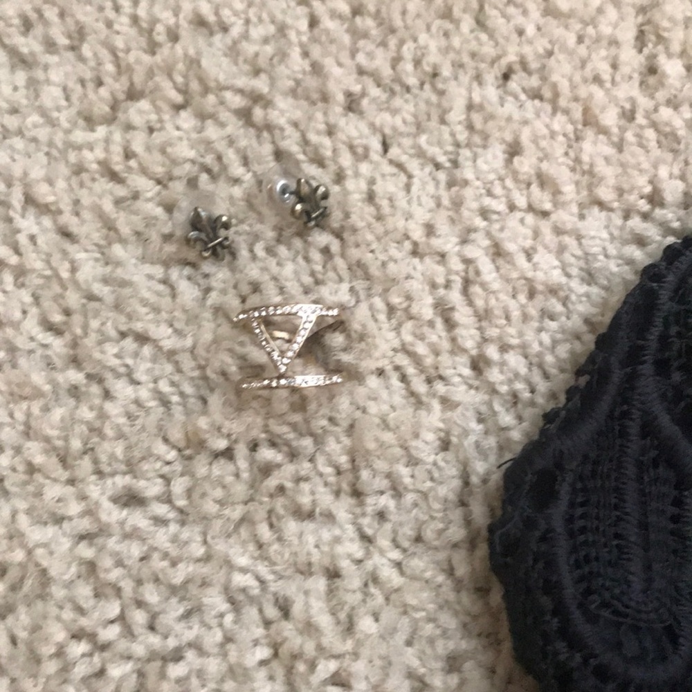 Fleur de lis earrings